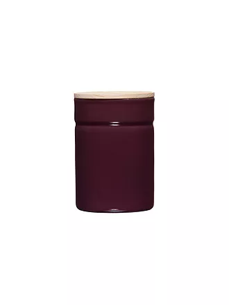 RIESS | Frischhaltedose - Emaille Vorratsdose mit Eschenholz-Deckel "Truehomewear"  12 cm 525ml | lila